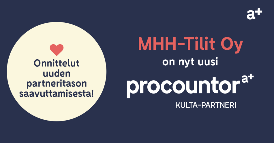 Procountor Kulta-partneri: MHH-Tilit Oy